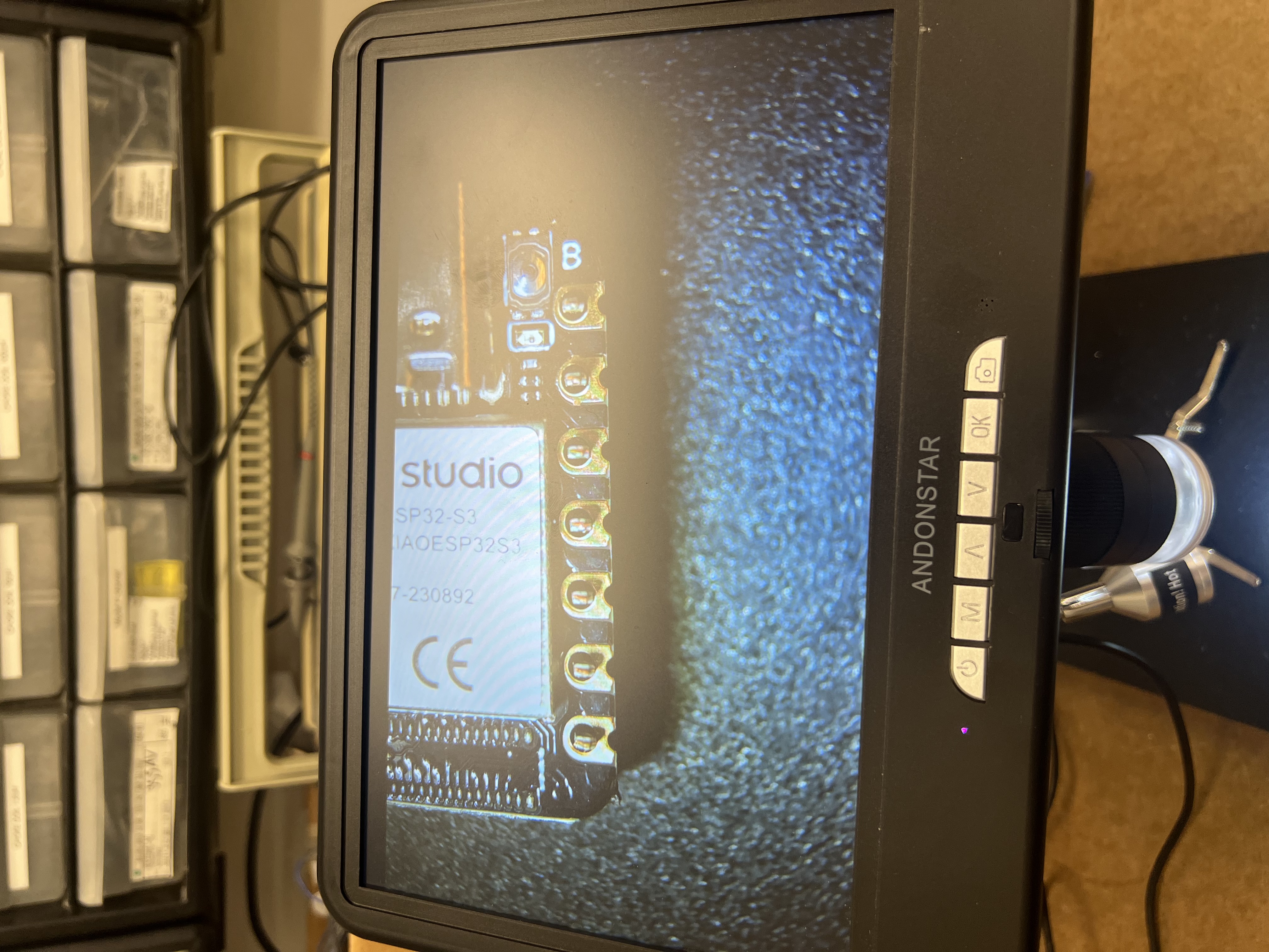 Soldering the XIAO onto the main board